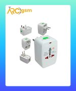 Brand World All in one International Travel Adapter 125V 6A, 250V 13A with 20 Other Countries Plugs